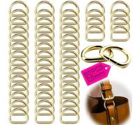 D Ring Metal D Rings Media Ronda D-Ring Cerrado D-Rings Hebilla para DIY