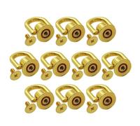D Ring Rivets 10 Pieces Rotatable Metal Strap Making Hardware