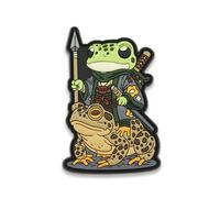 D Rocket Design Green & Red Frogs