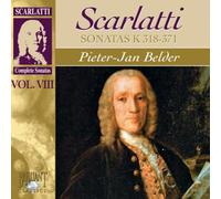 SCARLATTI: Sonatas Vol. VIII (K 318-371) [CD de audio] Pieter-Jan Belder (Harpsichord) and Domenico Scarlatti