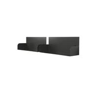 D-Segno Estanteria Pared - Estanteria Metalica, Kit de 2 Estanterias de Pared, Estanteria Libros, Librería Moderna Estante Moderno de Design, Made in Italy