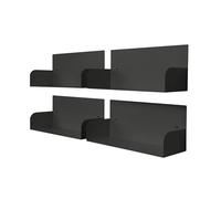 D-Segno Estanteria Pared - Estanteria Metalica, Kit de 4 Estanterias de Pared, Estanteria Libros, Librería Moderna Estante Moderno de Design, Made in Italy