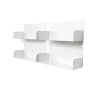 D-Segno Estanteria Pared - Estanteria Metalica, Kit de 4 Estanterias de Pared, Estanteria Libros, Librería Moderna Estante Moderno de Design, Made in Italy