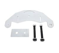 D - Shaped Belt Grinder Backing Plate Kit, Metal D Back Plate for 2x72 and 2x48 Belt Grinders, High - Strength Mounting Plate with Bolts, Heavy - Duty Grinding Support