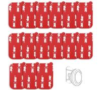 D.SKING Paquete de 15 adhesivos adhesivos rectangulares 3M de muy alta adherencia, para montaje magnético de coche, salpicadero, teléfono, base, piezas adhesivas de doble cara 3M VHB