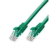D.Square - Cable Ethernet Internet LAN 1,5m, Cat.6 U/UTP Verde, Cable de Red LSOH, Conector Rj45, 1 GB/S, Ideal para Router/Móderms, Switch, Repetidor, Ordenador, Portátil, Red Locales.