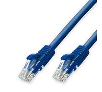 D.Square - Cable Ethernet Internet LAN 3m, Cat.6 U/UTP Azul, Cable de Red LSOH, Conector Rj45, 1 GB/S, Ideal para Router/Móderms, Switch, Repetidor, Ordenador, Portátil, Red Locales.