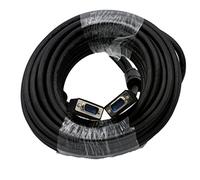 D.Square - Cable VGA a VGA HD15, Macho a Macho, Compatible para Conexión Transmitir Señales de Vídeo Analógicas de Ordenador personal, Portátil, Monitor, Televisión, Proyector (20M)