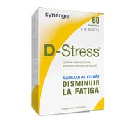 Synergia Suplemento D-Stress 80 comprimidos – Magnesio 3ª generación, Taurina, Arginina y Vitaminas B