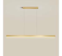 d Strip Ceiling Pendant Light 32W LED Linear Hanging Lamp with White Acrylic Shade for Dining Room & Kitchen Island Stylish Over Sink Chandelier Fixture