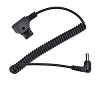 D-Tap a DC Cable de Alimentación D-Tap B-Type Macho a ángulo Recto DC 5.5x2.5mm Adaptador de Cable Accesorio para Batería V-Mount Accesorios de Tap Dummy Batería a D-Tap
