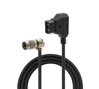 D-Tap a Hirose - Cable de alimentación en espiral macho de 4 pines compatible con dispositivos de sonido 688, 644, 633, Zoom F8/F4, MixPre-10 II, SmallHD AC7, DP7, monitores V-Mount y adaptador de