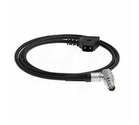D-tap - Cable de alimentación flexible de 6 pines hembra (4+2, ángulo recto, para cámara DSMC2, 1,5 m)