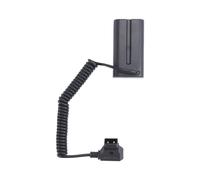 D-Tap en Espiral una L-Series F550 Cable Simulado de BateríA para Feelworld/Atomos Shinobi Small Hd/Andycine Camera Monitor