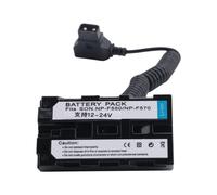 D-Tap en Espiral una L-Series F550 Cable Simulado de BateríA para Feelworld/Atomos Shinobi Small Hd/Andycine Camera Monitor