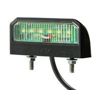 D-TECH 1 x Piloto de matrícula led remolque impermeable,Luces de matricula caravana homologados,luz de matricula para remolque camión,pilotos matricula traseros remolque led 12V 24V universal