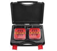 D-TECH Juego de Luces LED inalámbricas Luces traseras magnéticas para Remolque,pilotos traseros magneticos remolque homologados,luces bluetooth remolque inalámbrico,pilotos remolque led homologados