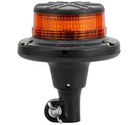 D-TECH LED 12/24V Luz de Advertencia Luz Estroboscópica Rotativo Luces de Emergencia DIN flexible Homologado para Tractor Camion Vehículo Remolque