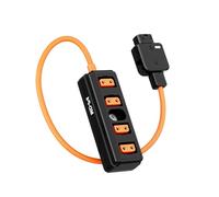 D Toque Cable Adaptador Transmisión Alimentación Distribución Energía Macho A 4 para Producción Películas Y Equipo Transmisión