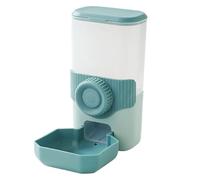 D Ual Grav Ity - Comedero y dispensador de agua para jaulas, 900 ml, juego de cuencos colgantes para mascotas, diseño de derrames/verde (color varía) (B, 21 x 17 x 10,5 cm)