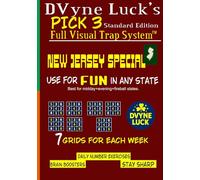 D.Vyne Luck’s Pick 3 Visual Trap System™ - New Jersey Standard Grid Edition: Master the Patterns. Sharpen Your Strategy. Boost Your Brain Have Fun and ... Pick 3 Workbooks | Standard and Pro Player)