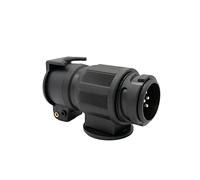 D&W The Motion Corporation Adaptador de 13 Pines Macho/7 Polos.