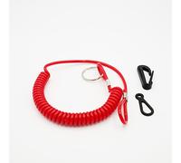 D&W The Motion Corporation Clips de Parada de Emergencia con cordón en Espiral.