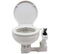 D&W The Motion Corporation DuW 80-47229-01 Compact - Inodoro con lavabo de cerámica con bomba de mano