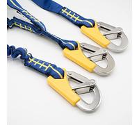 D&W The Motion Corporation Lifeline - Cuerda Trenzada de 3 Puntos con Goma elástica