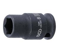 D-Work - Buje de impacto (6,3 mm, 1/4), 8 mm, acero resistente, uso profesional y preciso