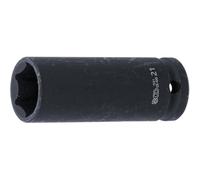 D-Work - Buje de impacto de seis hojas largo 12,5 mm (1/2) - 21 mm - Potencia y durabilidad, acero