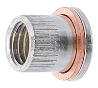 D-Work - Buje roscado de repuesto M9 x 1,25, repuesto preciso y duradero, acero