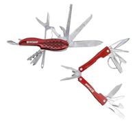 D-Work - Juego de herramientas multifuncionales, 2 unidades, compacto y duradero, acero