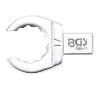 D-Work Llave Abierta Abierta 17 mm - Huella 9 x 12 mm - Acero resistente - Precisión y Durabilidad - Zonas Difícil
