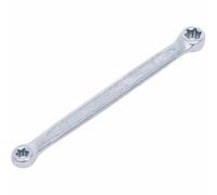 D-Work - Llave poligonal doble puntas perfil E6 x E8-11 cm, acero resistente, precisión y durabilidad