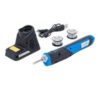 D-Work - Soldador con batería de 8 W - Estación de carga incluida - Portátil y conveniente para la soldadura rápida