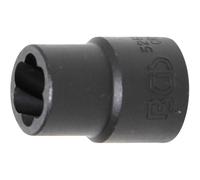 D-Work - Vaso en espiral con extractor de tornillos (12,5 mm, 1/2), 13 mm, extracción fácil y rápida, acero