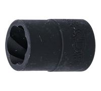 D-Work - Vaso en espiral extractor de tornillos (12,5 mm, 1/2), 16 mm, extracción fácil y precisa, acero