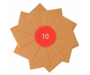 D008 Oracal 621 - Láminas adhesivas para plóter (DIN A4, 21 x 29,7 cm), color marrón claro