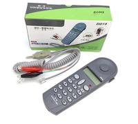 D019 Teléfono de prueba de teléfono con cable con pantalla de llamadas, conveniente teléfono fijo para el hogar y la oficina, herramienta de prueba de teléfono