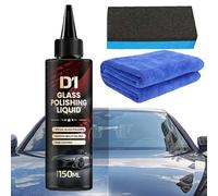 D1 Glass Polishing Liquid,Auto Glass Scratch Care Polishing Fluid,Car Polish, Water Spot Remover (1 PC)