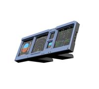 D106 - Panel de instrumentos Flight Sim de 32 cm para MSFS 2020/2024, pantalla de barra de 1920 x 515. Monitor PFD ND ECAM EICAS 4 en 1, compatible con A32NX Fenix PMDG FBW. Slim Home Cockpit Gear