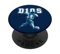 D10S Diego Maradona Classic #10 "Dios Fútbol Fútbol PopSockets PopGrip Adhesivo