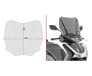 D1181S Cupolino Ahumado Para Soportes Originales PARA Honda SH 350 2021 - 2025