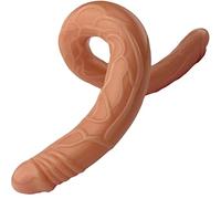 D15-4 Super Double Doble Consolador Lesbiana Consolador, 50 cm Regalos Para Mujeres, Penetrator, Realistic Dong, Orgasmo Doble Penetración Consolador Analal Realista Doble Juguete Sexual Lesbiana (XL)