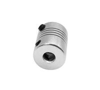 D16L23 RS Diámetro de acoplamiento 8/6/5/4 mm, aleación aluminio elástica enrollada, conector acoplador rígido for ejes impulsados 1 pieza(3.17mm x 8mm)