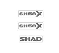 SHAD CJTO ADHESIVOS SH58X, tamaño 10 cm