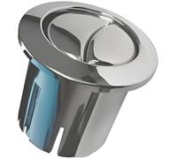 D1D Dual Flush Pulsador Liso Varillas Cromo AH0002100R - Cuerpo Corto para Roca