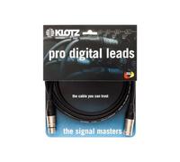 D2 Pro Digital Leads - AES & DMX - OT2000 con XLR 3p de KLOTZ o Neutrik - Ultra flexible - Negro (2)