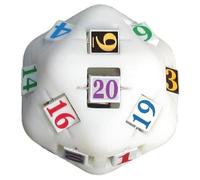 D20 FateShade™ RPG Die - Troquel de destino codificado por colores con eventos de destino de color - La cara de cada troquel cambia de color al azar a través de un mecanismo interno único - para